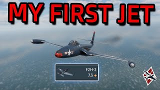 MY FIRST JET IN WAR THUNDER │ The F2H2 Banshee [upl. by Rego457]