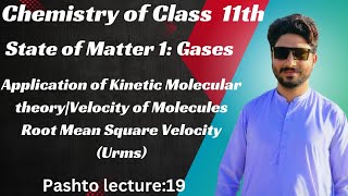 Application of Kinetic Molecular TheoryVelocity of MoleculesRoot Mean Square velocity Urms [upl. by Sanchez]