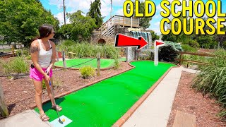 Super Unique Homemade Old School Mini Golf Course [upl. by Azeria96]