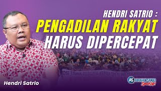 Hendri Satrio Pengadilan Rakyat Harus Dipercepat Hak Angket Akan Berujung Pemakzulan  SPEAKUP [upl. by Petua]