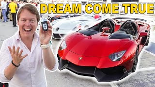 My DREAM DRIVE in the LAMBORGHINI AVENTADOR J World First EXCLUSIVE [upl. by Ayaros]