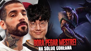 BRTT DESTRUIU O GAME DE DRAVEN NA SOLOQ COREANA DUO OLLEH [upl. by Lumpkin]