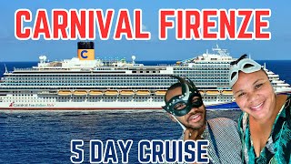 Carnivals NEWEST ship Carnival Firenze Our 5 Day Cruise Full Movie [upl. by Analaf]