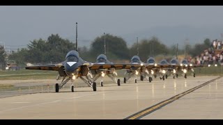 Osan Air Power Day 2016 Black Eagles Aerobatic Flight 블랙이글스 Sep242016 [upl. by Ellie]