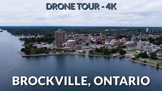 Brockville Ontario Aerial Delight  Mesmerizing 4K Drone Views [upl. by Asiak7]