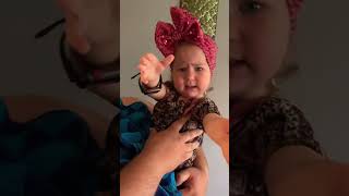 Babys reaction when dad shaves😆baby toddlers hilarious cutebaby haha dad reaction haha [upl. by Atwood]