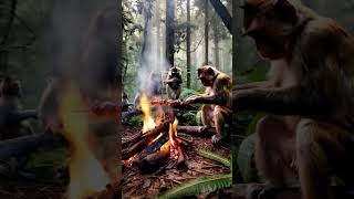 Part 2 The Monkeys Accidental Discovery and Creation of Fire [upl. by Bakerman]