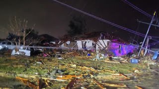 SIGNIFICANT Tornado Damage  Immediate Search and Rescue  Valley BrookEastern Oklahoma City OK [upl. by Yrolam]