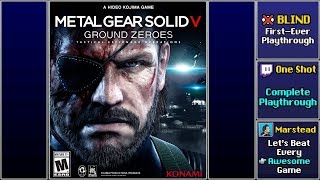 ✔️️ Full Blind Playthrough Metal Gear Solid 5 Ground Zeroes [upl. by Ainoyek]