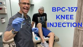 BPC157 KNEE INJECTION [upl. by Haughay634]