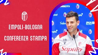 EmpoliBologna  Conferenza prepartita di Motta [upl. by Nylsirhc]