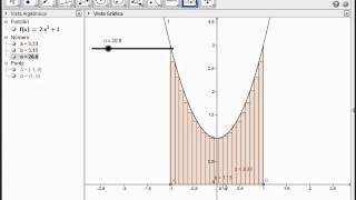 área bajo la curva con geogebra [upl. by Luckin]