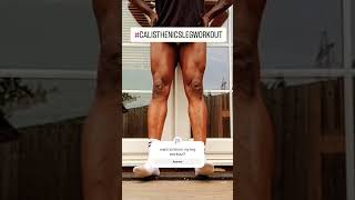 Build your legs with no weights go easy on your joints bodyweightworkout legworkout [upl. by Anih]