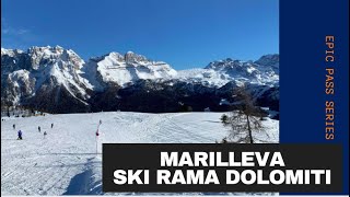 Italian Ski Resorts  Marilleva Ski Resort Review  Italian Dolomites [upl. by Amero]