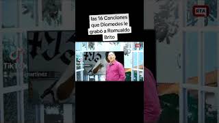 16 Canciones de Romualdo Brito que Diomedes Díaz le grabó [upl. by Oahc]