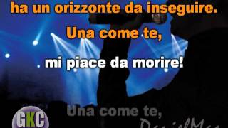 Cesare Cremonini  Una come te karaoke instrumental [upl. by Prudie]