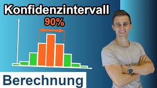 Konfidenzintervall berechnen  Kurze Herleitung der Formel und Berechnung am Beispiel  Statistik [upl. by Venditti]