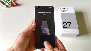 How to set fingerprint lock in Oppo f27 5g  fingerprint sensor Setting  fingerprint [upl. by Eidur]