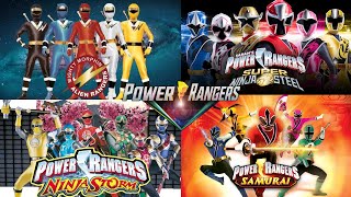 Power Rangers  All Opening Themes  Sabans  Hasbro 19932022 [upl. by Atcele]