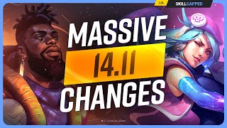 NEW PATCH 1411 CHANGES MASSIVE UPDATE  League of Legends [upl. by Rosabella]