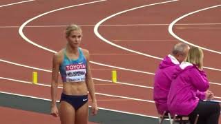 Darya Klishina Long Jump Final London 11 August 2017  2 [upl. by Yhtuv]