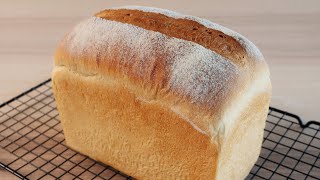 Noegg Nomilk Sandwich Loaf Bread  Easy amp Delicious Homemade Recipe [upl. by Atinad]