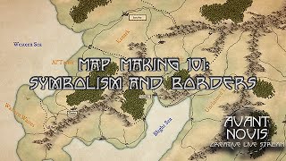 Wonderdraft Map Making 101 Symbolism and Borders Celerity and Relationships [upl. by Yznel]