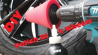 DIY Polish Black Wheels in a simple way [upl. by Hole]