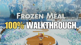 Astro Bot Frozen Meal 100 Walkthrough All Collectibles All Bots All Puzzle Pieces PS5 Gameplay [upl. by Arakaj]