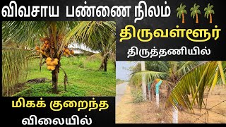 மிக மிகக் குறைந்த விலையில் திருவள்ளூர் மாவட்டம் திருத்தணியில் பண்ணை நிலம் viralvideos farming [upl. by Pasadis]