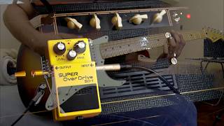 Boss SD1 SUPER OverDrive  Stratocaster demo [upl. by Ais]