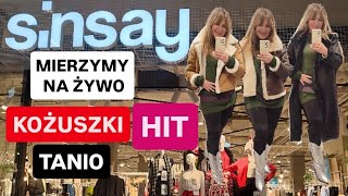 SINSAY🔥TO JEST ŚLICZNE💥TANIO💥 MIERZYMY KOŻUSZKI☃️NA ŻYWO❄️💥DEKORACJE [upl. by Mead]