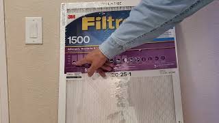 Review Filtrete AC Furnace Air Filter MPR 1500  Mr Mark Reviews it [upl. by Ecnerwaled]