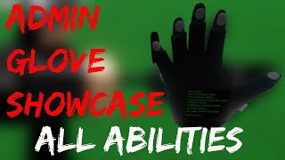 Slap battles ADMIN glove showcase [upl. by Adilem850]