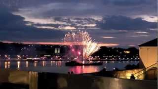 Derry  Londonderry Clipper Festival Closing Fireworks  Summer 2012 [upl. by Orfinger]