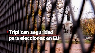 EU triplica policías y usa drones francotiradores y botones de pánico para seguridad de elecciones [upl. by Kling471]