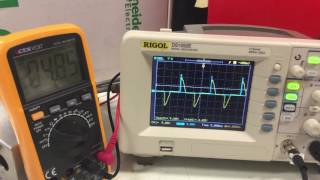 SCR Antiparallel 1 phase Load R10 Ohm 10 Watt  TCA785 [upl. by Kazim]