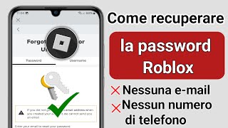 Come recuperare la password Roblox senza email o numero di telefono [upl. by Ahsinav291]