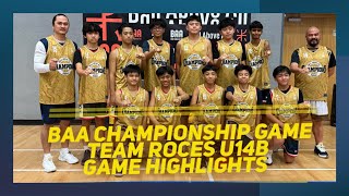 GAME HIGHLIGHTS BAA Div 3B 14U vs Modern Academy GEMS Dubai American Academy December 1 2024 [upl. by Idnahk]