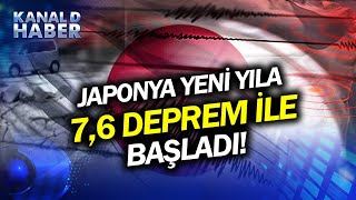 Yeni Yılın İlk Felaketi Japonya Güne 76 Şiddetinde Deprem İle Uyandı Haber [upl. by Enaasiali295]