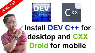 How to install Dev C Part 1 DevC and Cxx Droid installation Tagalog [upl. by Errot]