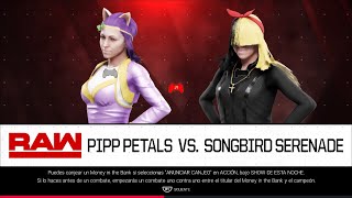 WWE 2k19 Pipp Petals vs Songbird Serenade [upl. by Bissell]