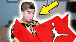 OPENING UNRELEASED JORDANS MYSTERY BOX THANK YOU PLUG [upl. by Netram]