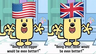 Wow Wow Wubbzy US Dub vs UK Dub  Dialog Comparison Part 5 [upl. by Ludewig]