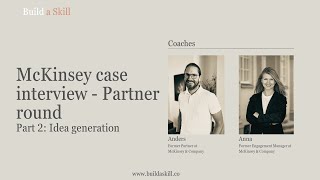 McKinsey partner round case interview example part 2 [upl. by Ebbie]