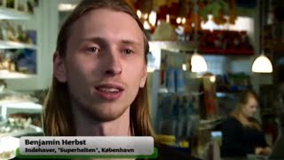 Jyskebanktv  Superhelten og Benjamin på Start Up Buzzen [upl. by Idaf]