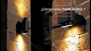 ¿Cómo instalar la familia de Lámparas arbotantes UKUL 💡👀 [upl. by Ornas]