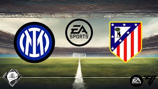 Inter de Milão x Atlético de Madrid  Jogo Amistoso  EA FC [upl. by Allenad678]