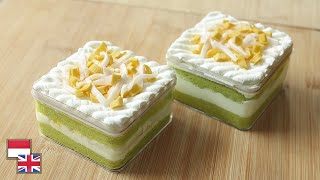 Takjil Lembut Seger Resep Es Teler Cake Dessert Box Ide Jualan [upl. by Kcinomod951]