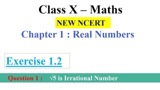 Chapter 1 Real Numbers  Exercise 12 Question 1  Class 10 Maths  New NCERT [upl. by Colet319]